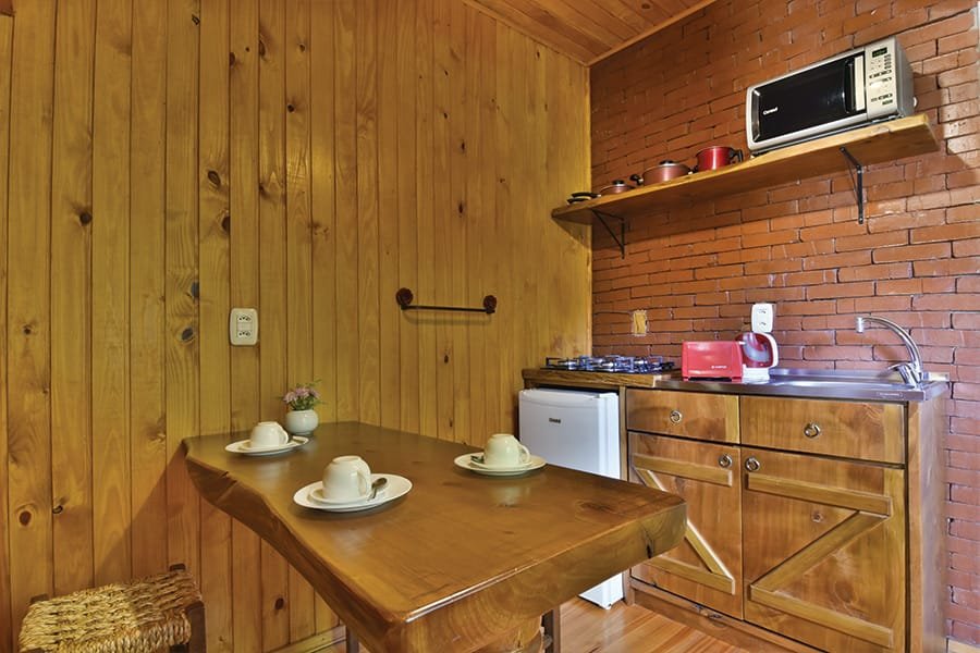 Apartamento para 3 pessoas no interior de Gramado