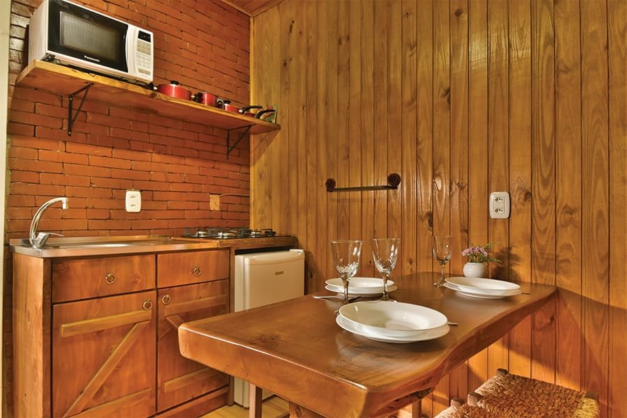 Apartamento para 3 pessoas no interior de Gramado